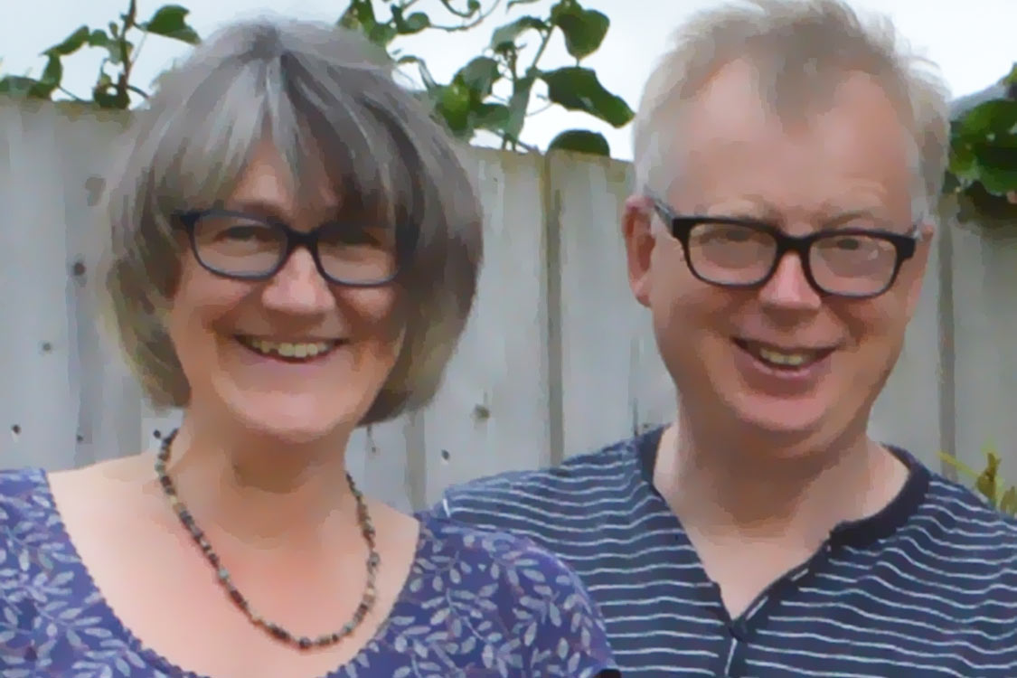 Photo: Cottage owners Peter and Jo Cunningham