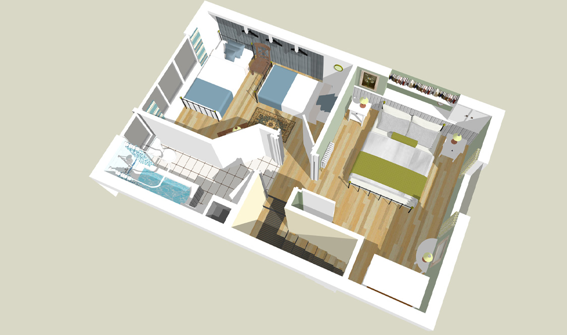 Plan: first floor layout
