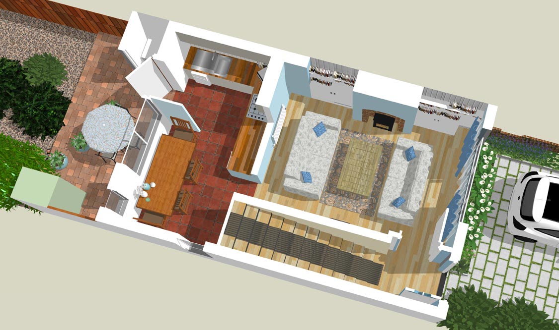 Plan: ground floor layout