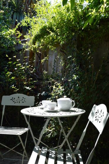 Photo: tea in the garden